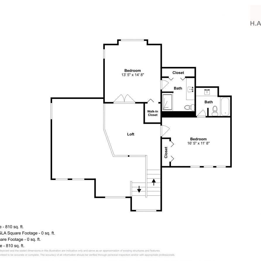 Second Level Floor Plan