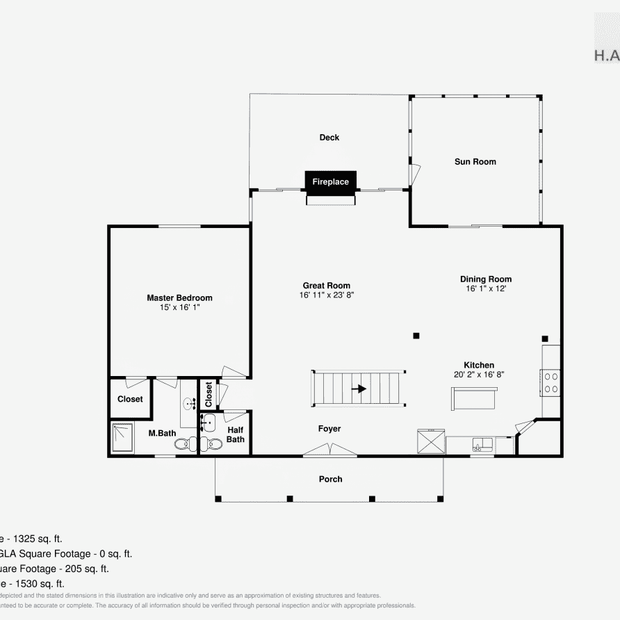 Upper Level Floor Plan
